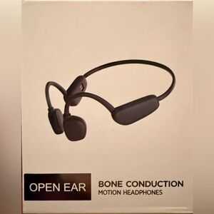 NWB, Never used* Open Ear Bone Conduction Headphones - Black